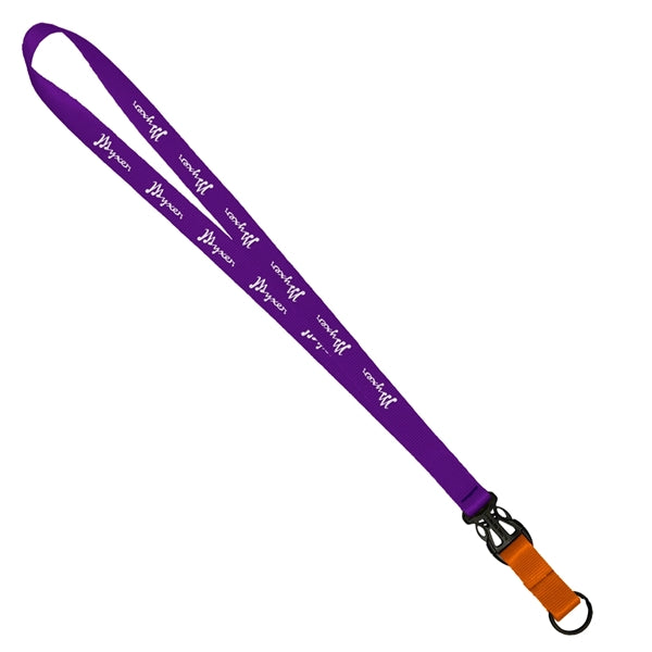 3/4" Multicolor Nylon Slide-Release Lanyard