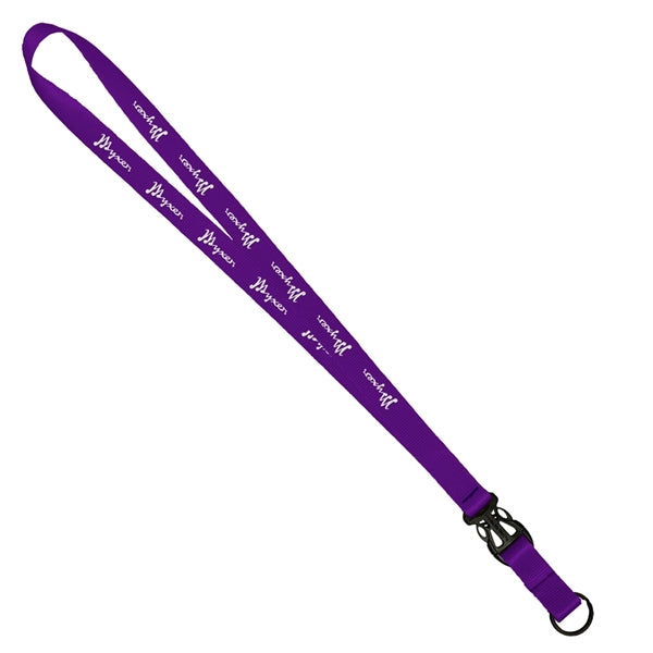 3/4" Multicolor Nylon Slide-Release Lanyard