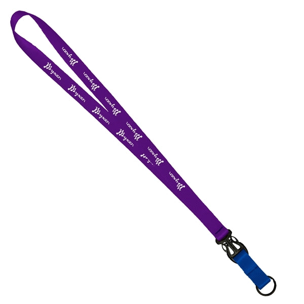 3/4" Multicolor Nylon Slide-Release Lanyard