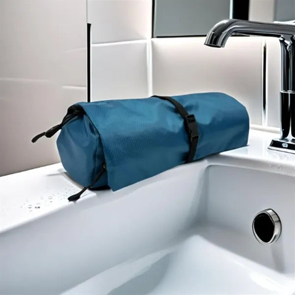 Waterproof Foldable Travel Toiletry Bag With Hook Organizer