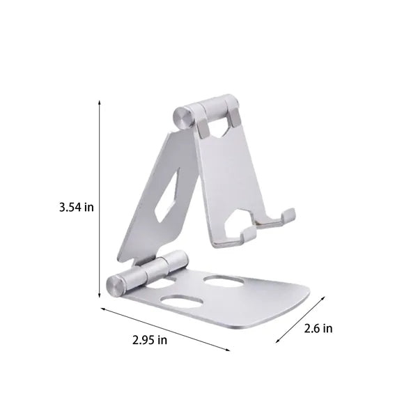Adjustable Aluminum Foldable Phone Stand For Desk Use