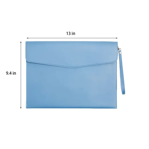Waterproof A4 PU Leather File Folder For Office Use