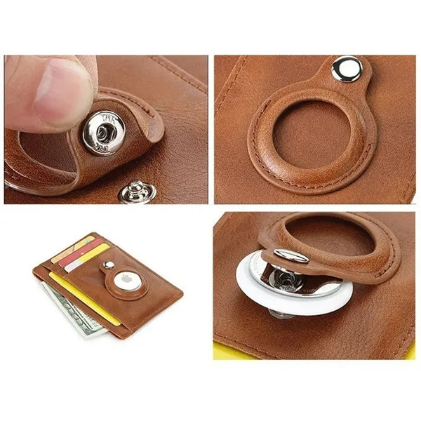 PU Slim Minimalist Front Pocket Tag Wallet