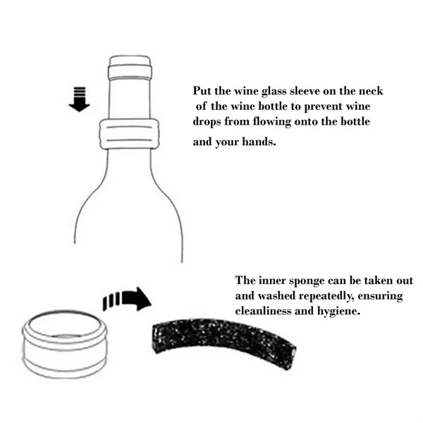 Stainless Steel Wine Bottle Collar