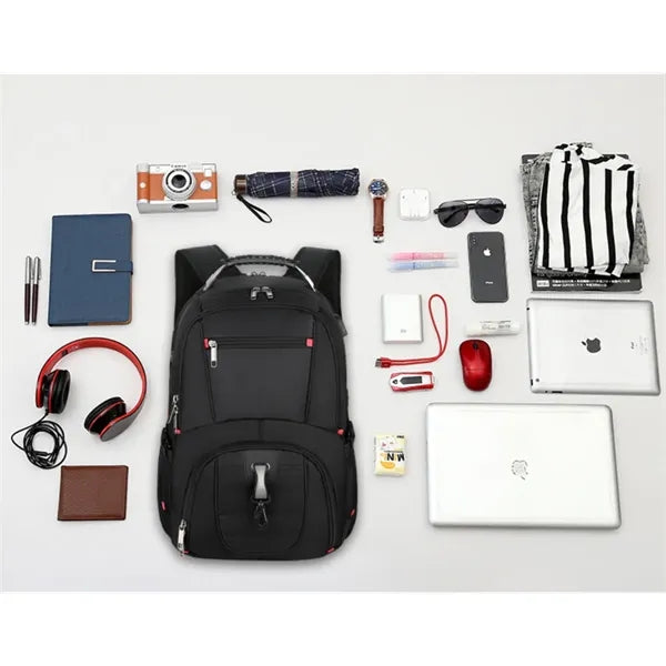 Extra Large Travel Laptop Backpack with USB Charging Port