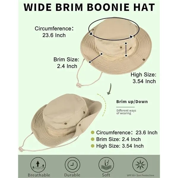 Foldable Boonie Hat with UV Protection