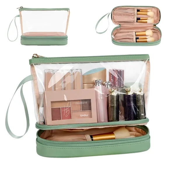 Clear Cosmetic Bag Make Up Organizer Travel Makeup Toiletry