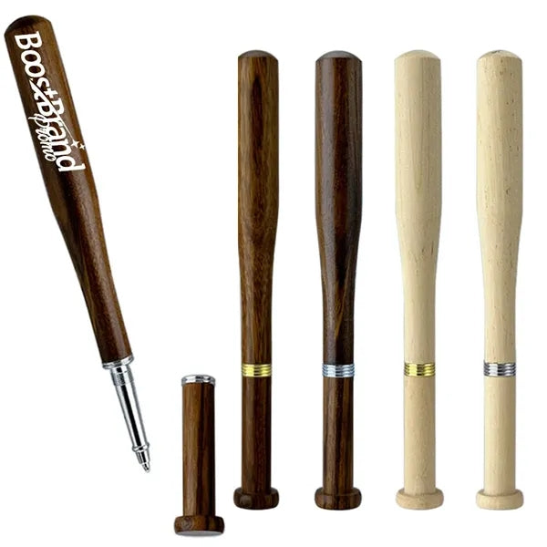 Eco Wooden Baseball Bat Shaped Pen for Sports Promotions