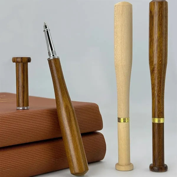 Eco Wooden Baseball Bat Shaped Pen for Sports Promotions