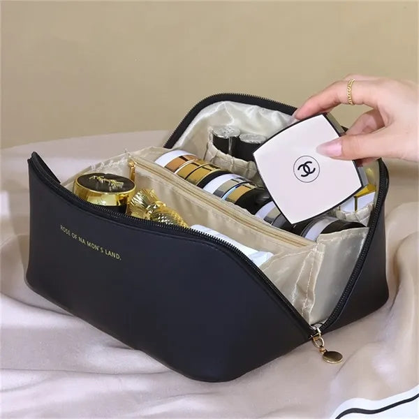 Travel Makeup Bag Organizer with Divider Portable Pouch