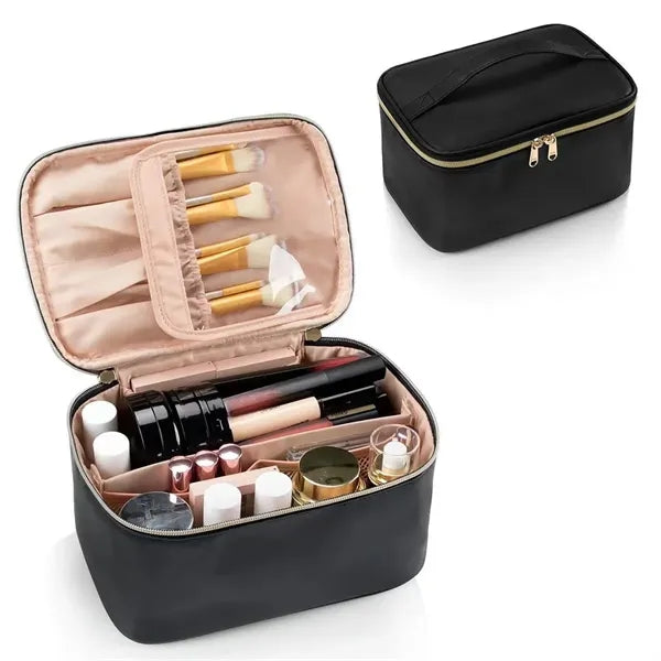 Cosmetic Travel Makeup Bag With Handle for Women