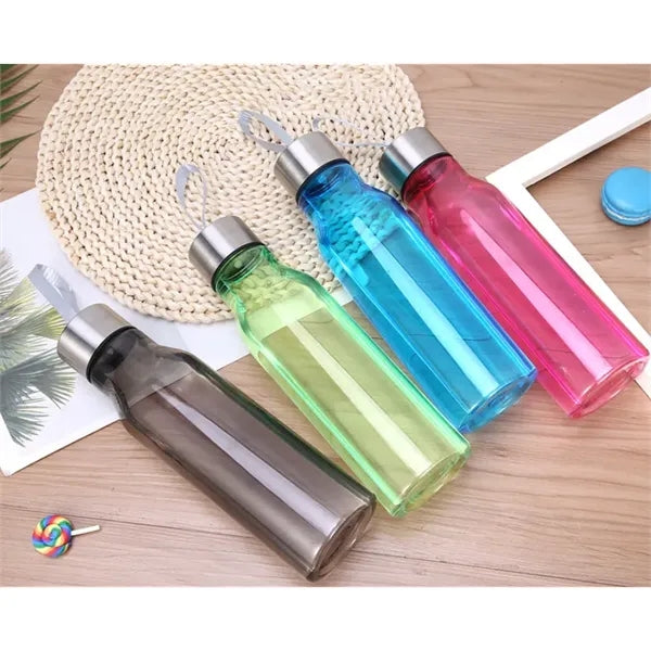 20oz Plastic Water Bottle with Stainless Steel Lid