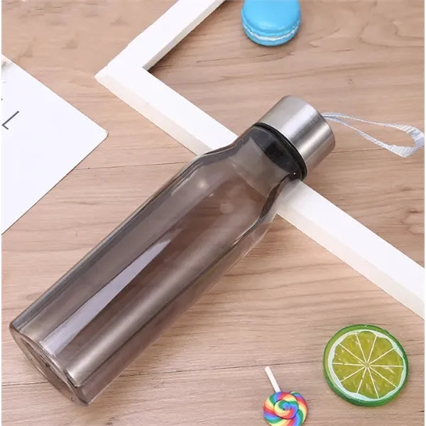 20oz Plastic Water Bottle with Stainless Steel Lid