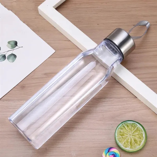 20oz Plastic Water Bottle with Stainless Steel Lid