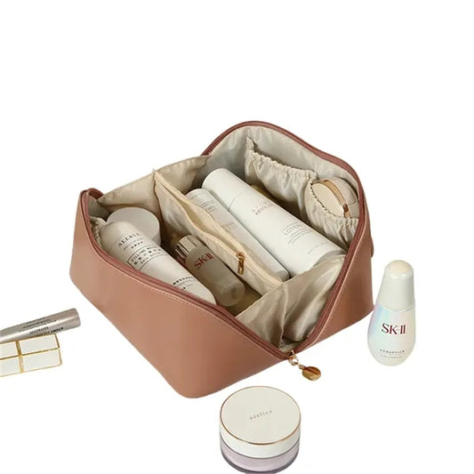 Oragn Pillow Makeup Bag Organizer With Handlle