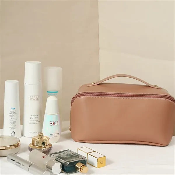 Oragn Pillow Makeup Bag Organizer With Handlle