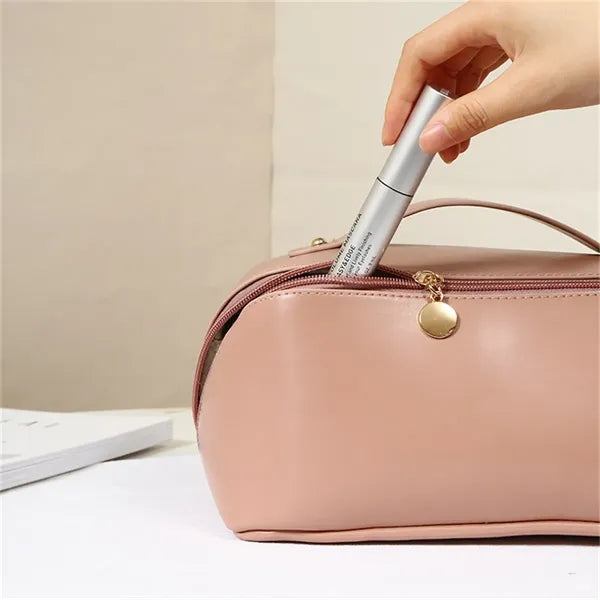 Oragn Pillow Makeup Bag Organizer With Handlle