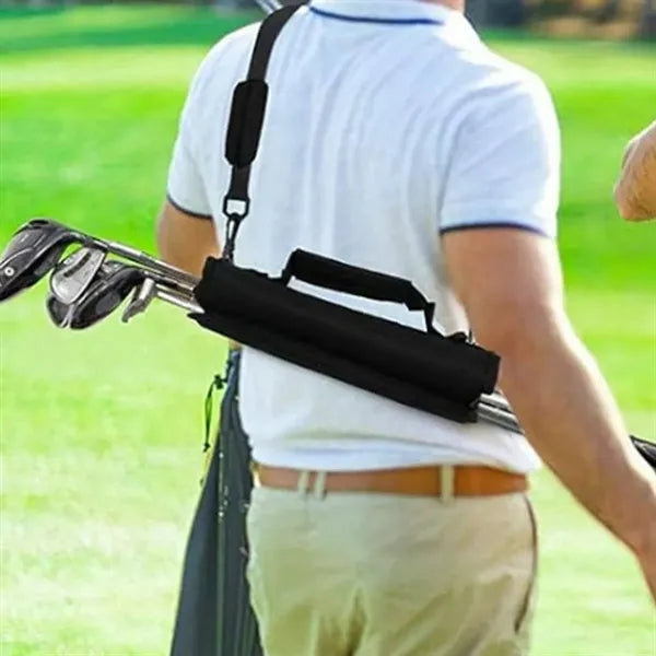 Portable Golf Club Shoulder Bag with Ball Holder