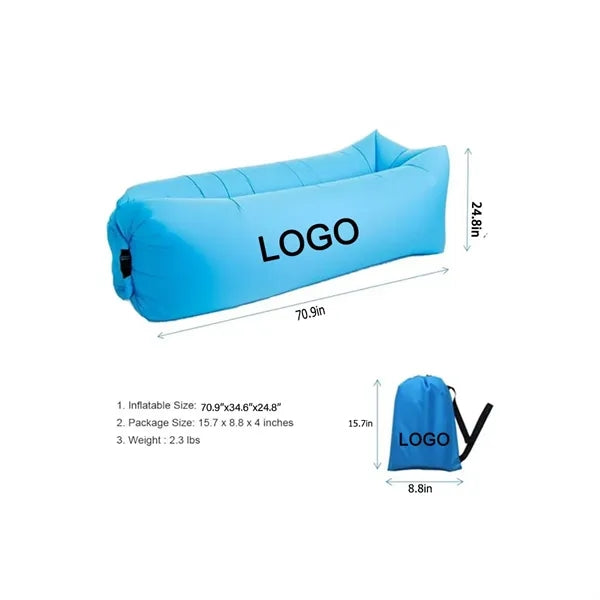 Inflatable Lounger Air Chair Sofa Bed Sleeping Bag Couch