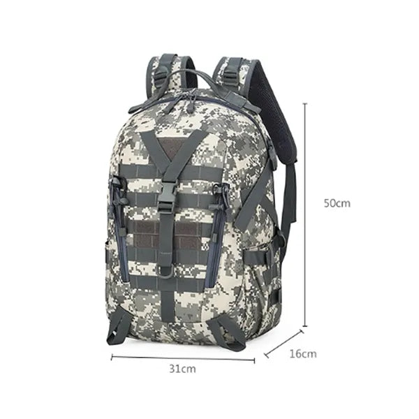 Military Tactical Camouflage Backpack with MOLLE System