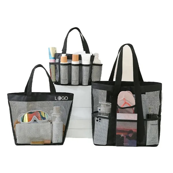 Mesh Tote Beach Bag