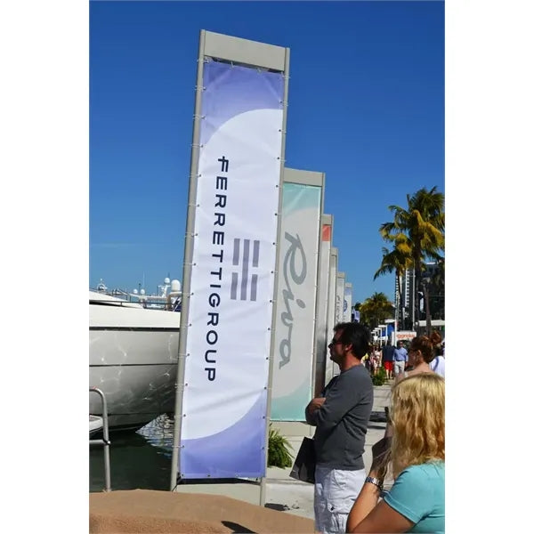 12 oz. Mesh Vinyl Banner DOUBLE SIDED Blackout