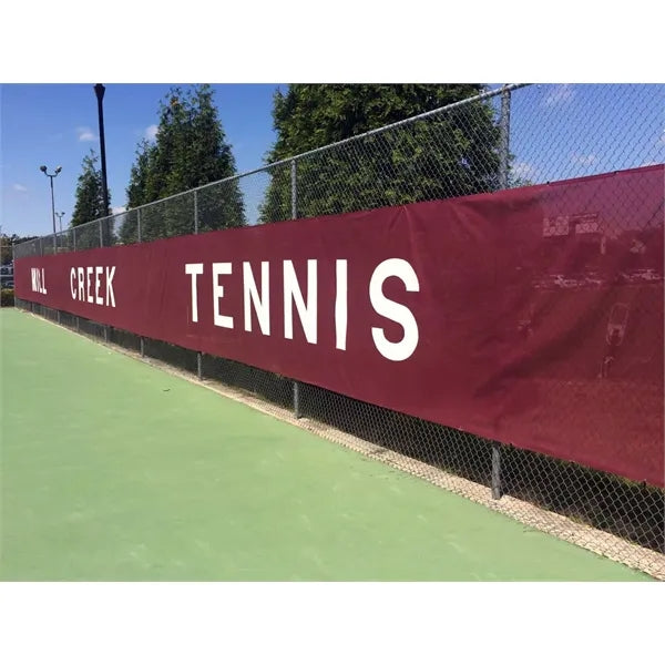12 oz. Mesh Vinyl Banner DOUBLE SIDED Blackout