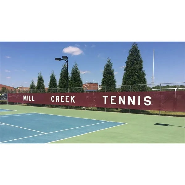 12 oz. Mesh Vinyl Banner DOUBLE SIDED Blackout