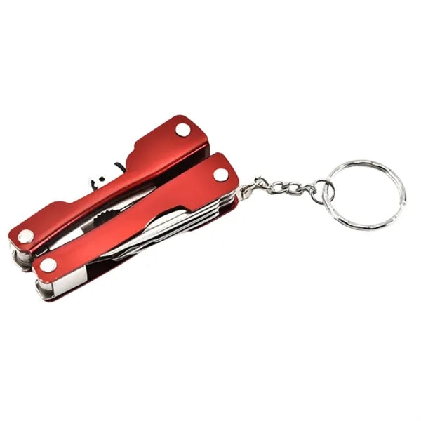 Stainless Steel Multi-Tool Folding Pliers w/ Mini Flashlight