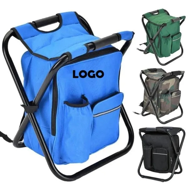 Multi-Functional Backpack Chair with Cooler