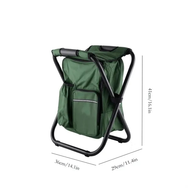 Multi-Functional Backpack Chair with Cooler
