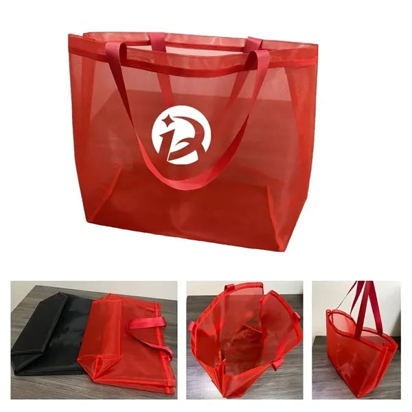 Large Grocery Nylon Mesh Tote Bag