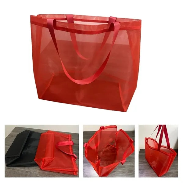 Large Grocery Nylon Mesh Tote Bag