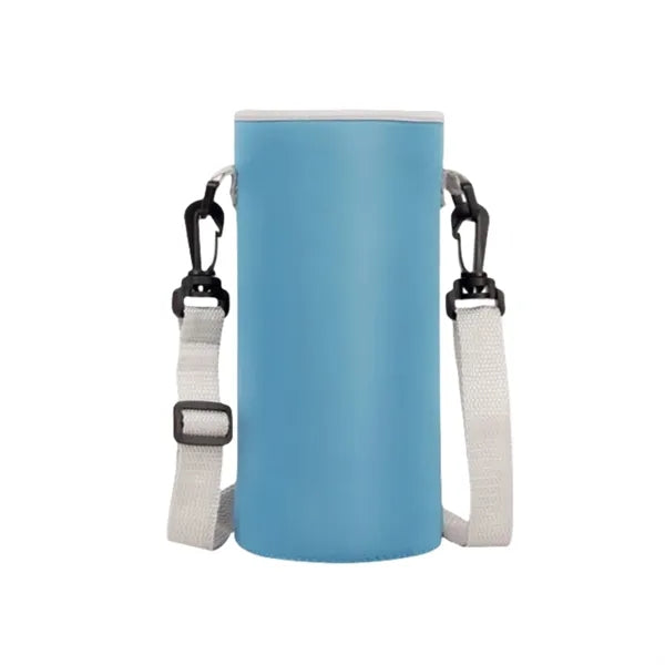 Neoprene Water Bottle Sleeve with Shoulder Strap