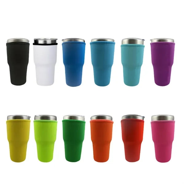Neoprene Insulated Sleeves Cup Holder with Handle