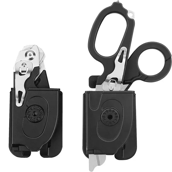 6 In 1 Multi-function Foldable Trauma Shears With Compatible