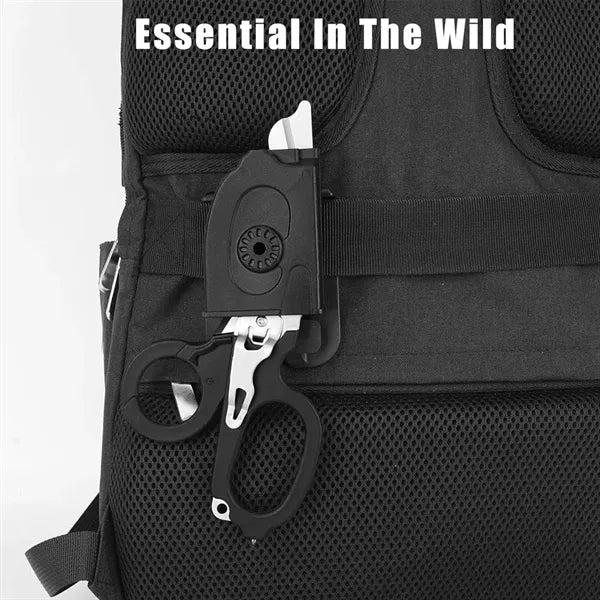 6 In 1 Multi-function Foldable Trauma Shears With Compatible
