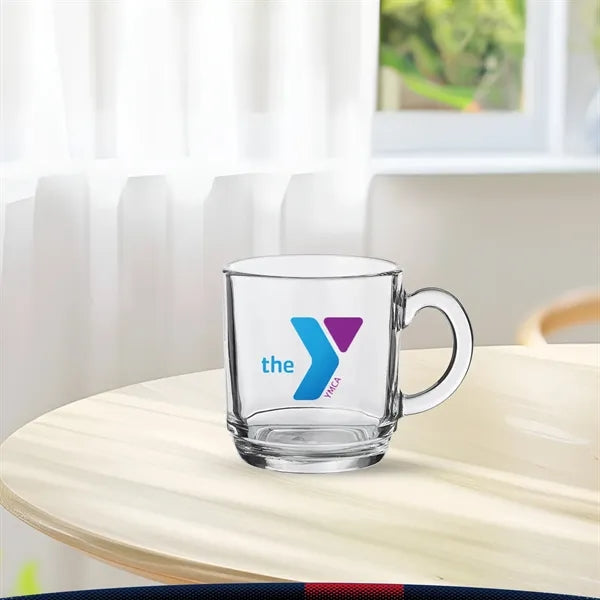 10 oz. Glass Ceramic Coffee Mug