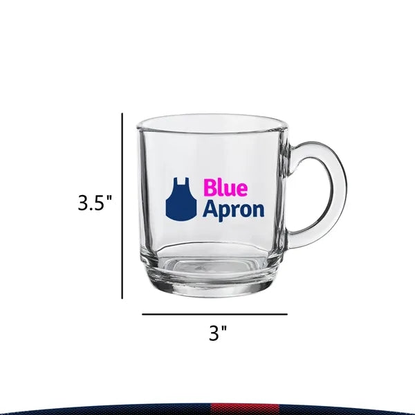 10 oz. Glass Ceramic Coffee Mug