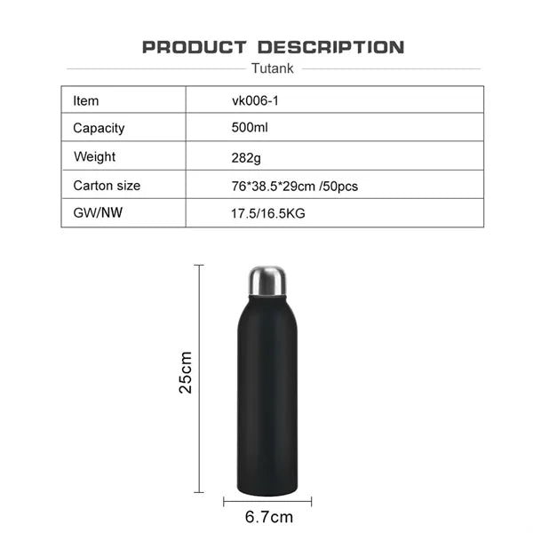 17Oz Double Wall Stainless Steel Thermos