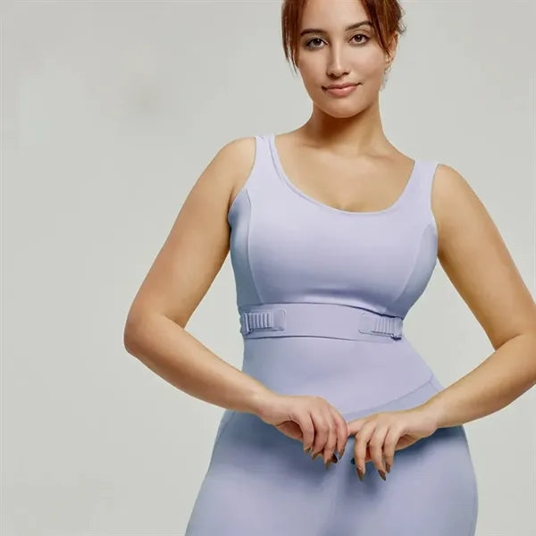 Single Side Spandex Yoga Vest With Chest Pad