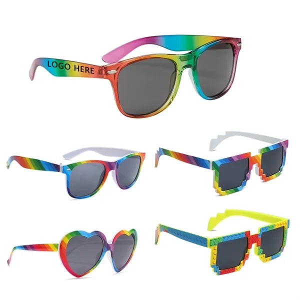 Rainbow Sunglasses Polarized Outdoor Fashion Accessories