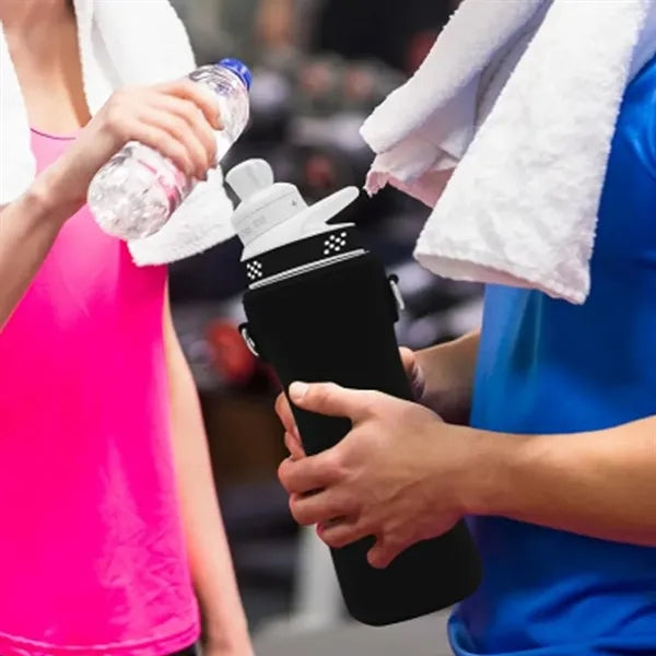 Neoprene Water Bottle Holder with Adjustable Strap