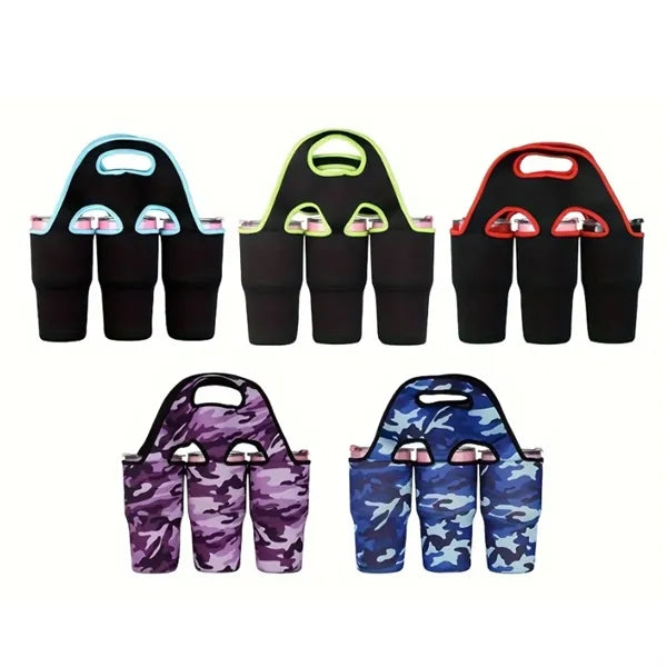 Neoprene Triple Cup Carrier with Handle
