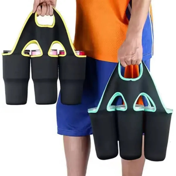 Neoprene Triple Cup Carrier with Handle