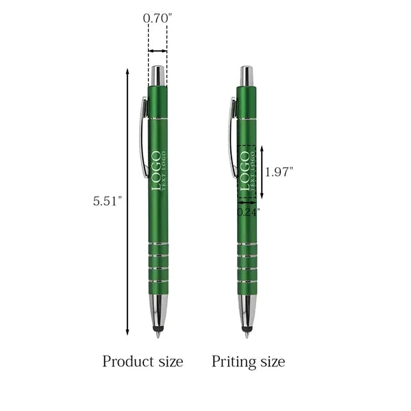 Metallic Stylus Pen With Logo