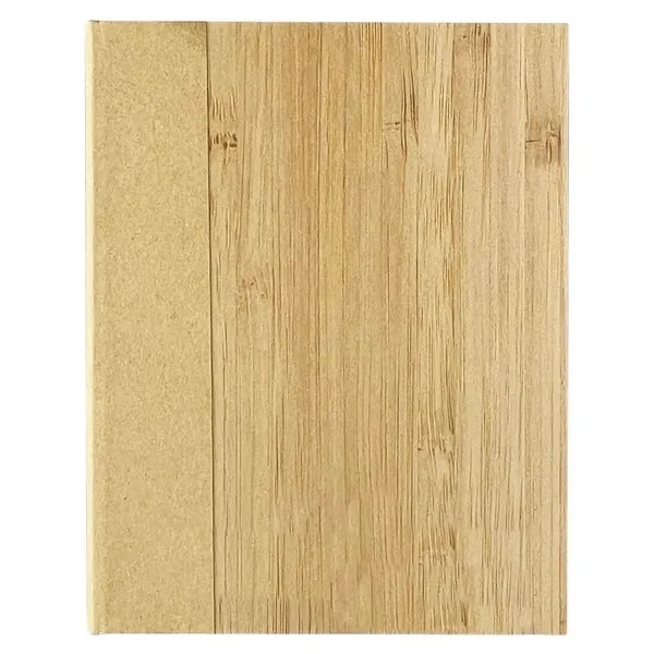 Deluxe Bamboo Cover Notepad Set