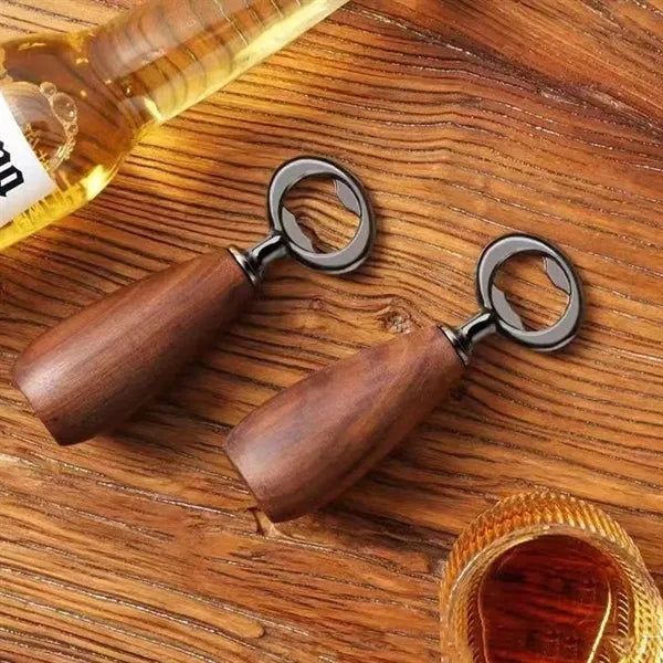 Wooden handheld Beer Bottle Opener