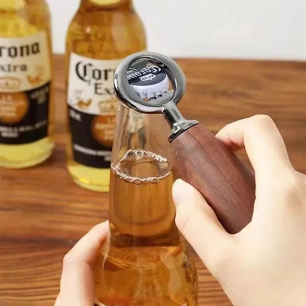 Wooden handheld Beer Bottle Opener