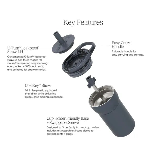 BruMate Leap 12oz Water Bottle